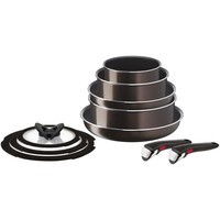 Набір посуду Tefal Ingenio XL Intense, 10 предметів, коричневий L1509473