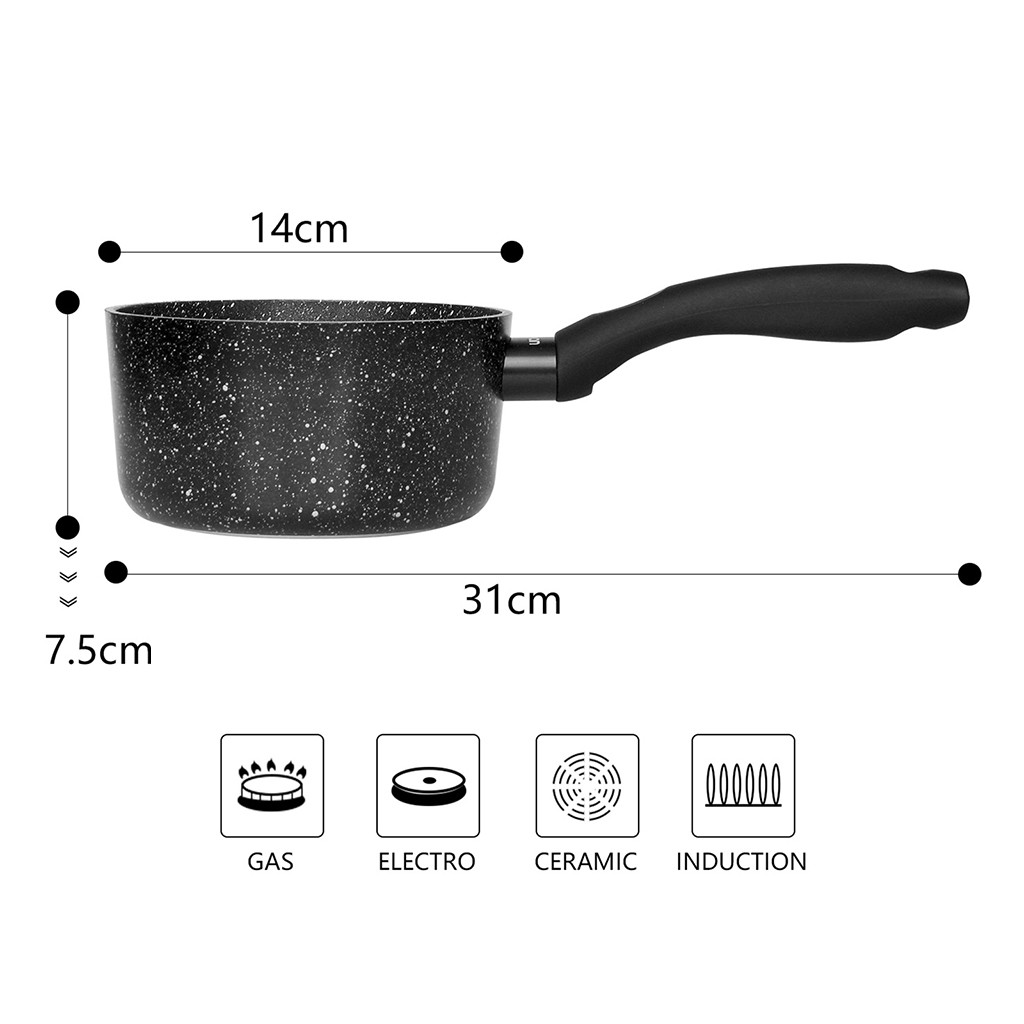 Ківш Fissman Fiore 14 см 1 л AL-4461.14