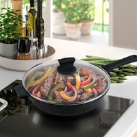 Фото Сотейник із кришкою Maestro 28 см 1226-28-MR