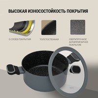 Каструля з кришкою Fissman Laura 4,65 л 14477