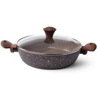 Фото Сотейник з кришкою Fissman Magic Brown 26x6,5см 4336