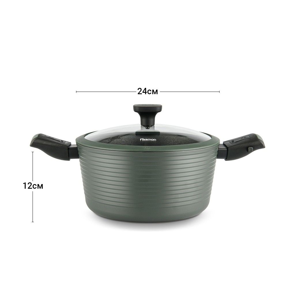 Каструля Fissman Brilliant 4,5 л 14382