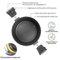 Фото Каструля Fissman Brilliant 4,5 л 14382