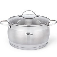 Фото Каструля з кришкою Fissman Fabiana 16x9,5 см/1,9 л 5356