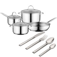 Фото Комплект BergHOFF Набір посуду Comfort 7 пр 1100239 + Набір столових приладів Neo 24 пр 3501213