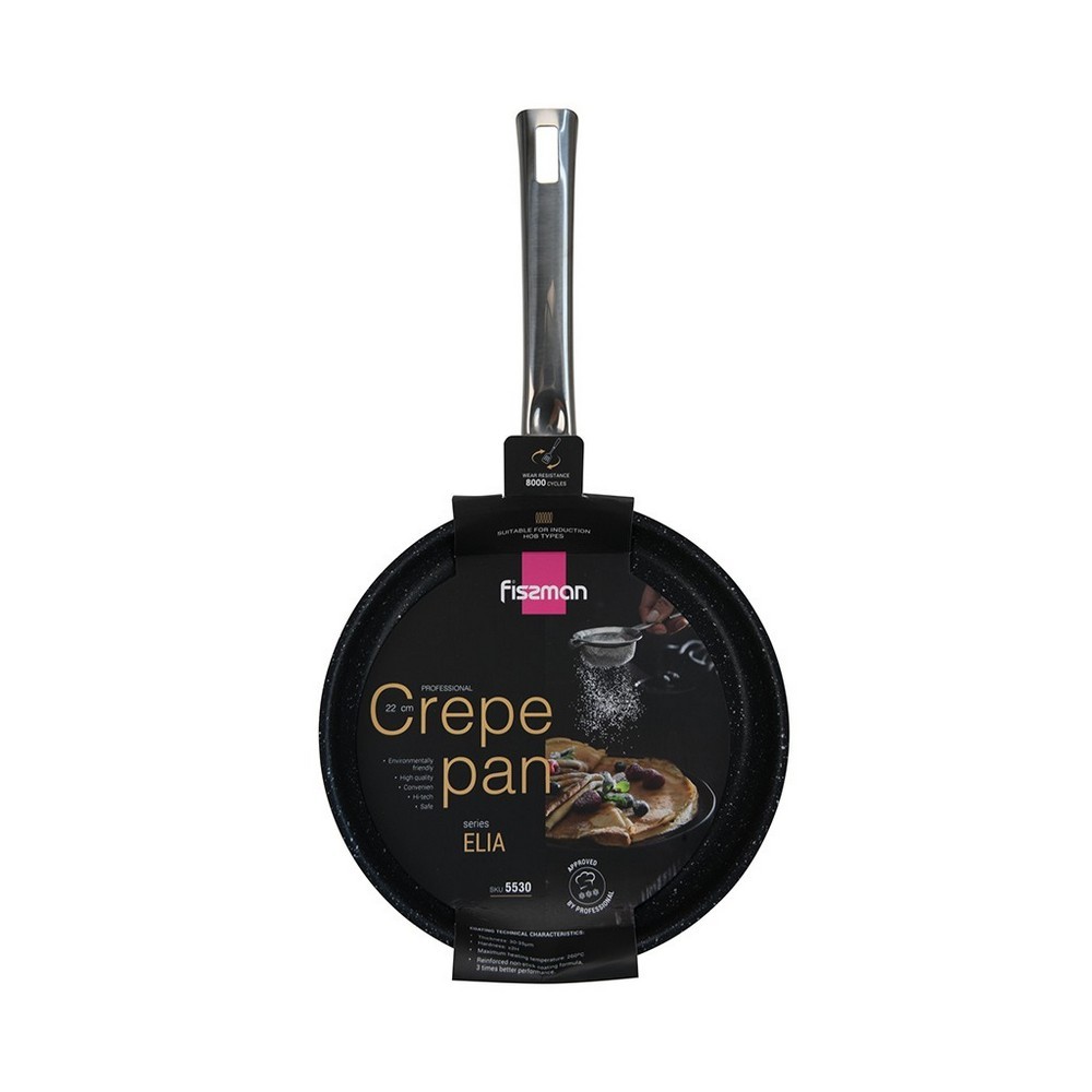 Сковорода для млинців Fissman Elia 22 см 5530