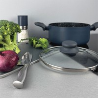 Каструля з кришкою Vinzer Stone Induction Line 2,5 л 50445