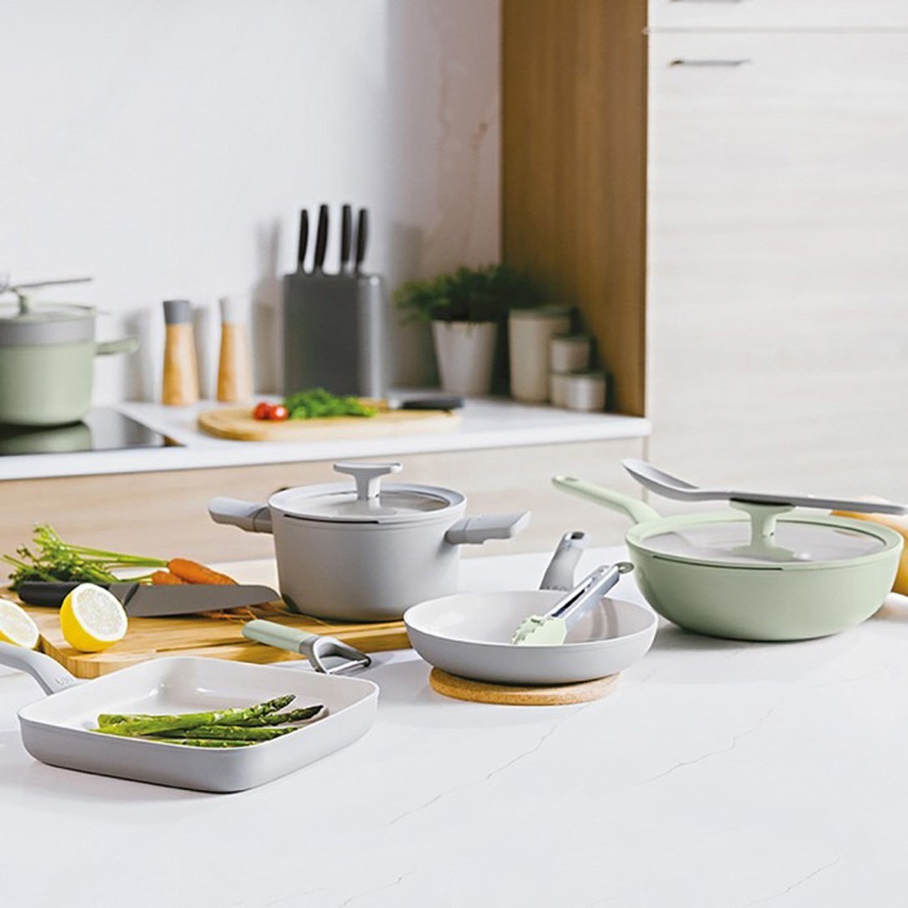 Сковорода-вок із кришкою Berghoff Leo Balance Moonmist 32 см 3950685