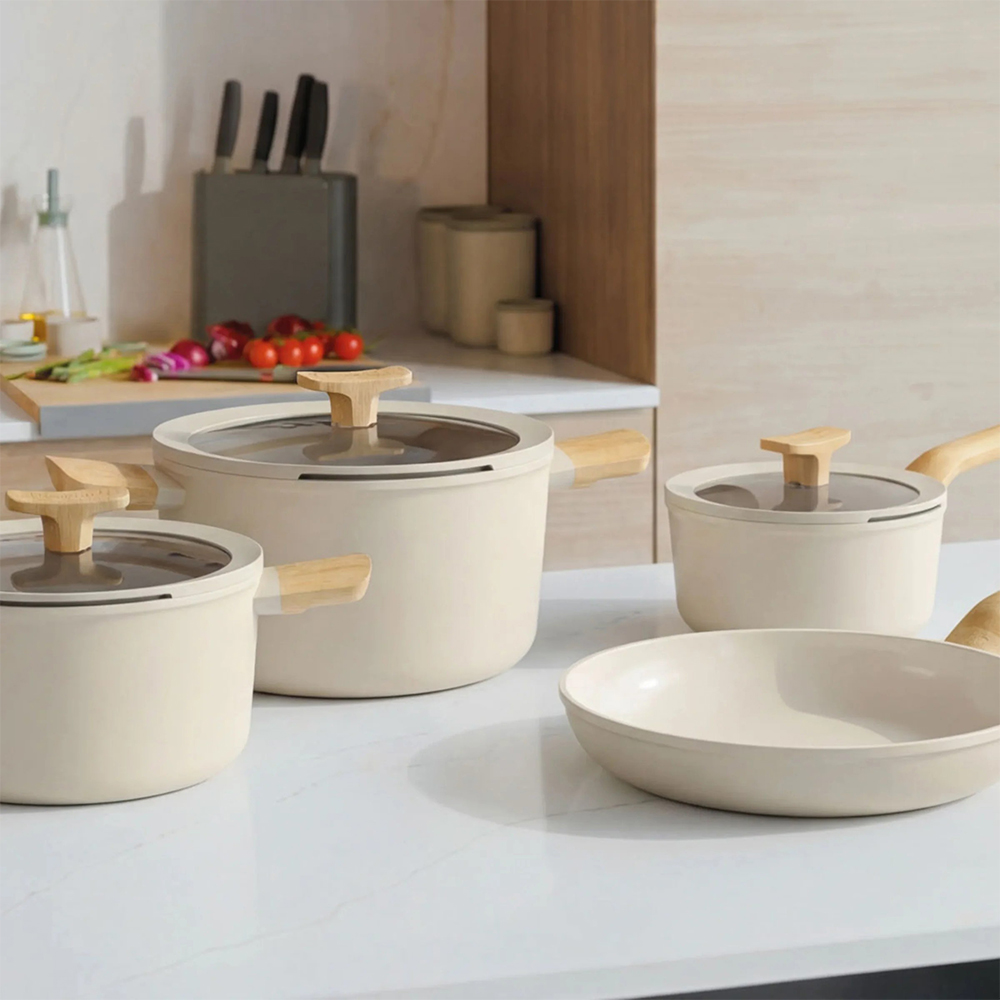 Набір посуду BergHOFF Leo Balance Cream 7 пр 3950720