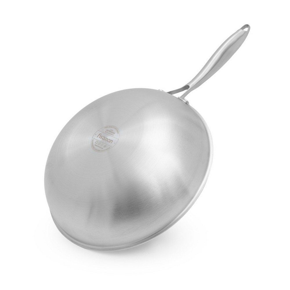 Сковорода-вок без кришки Fissman 28 см 15108